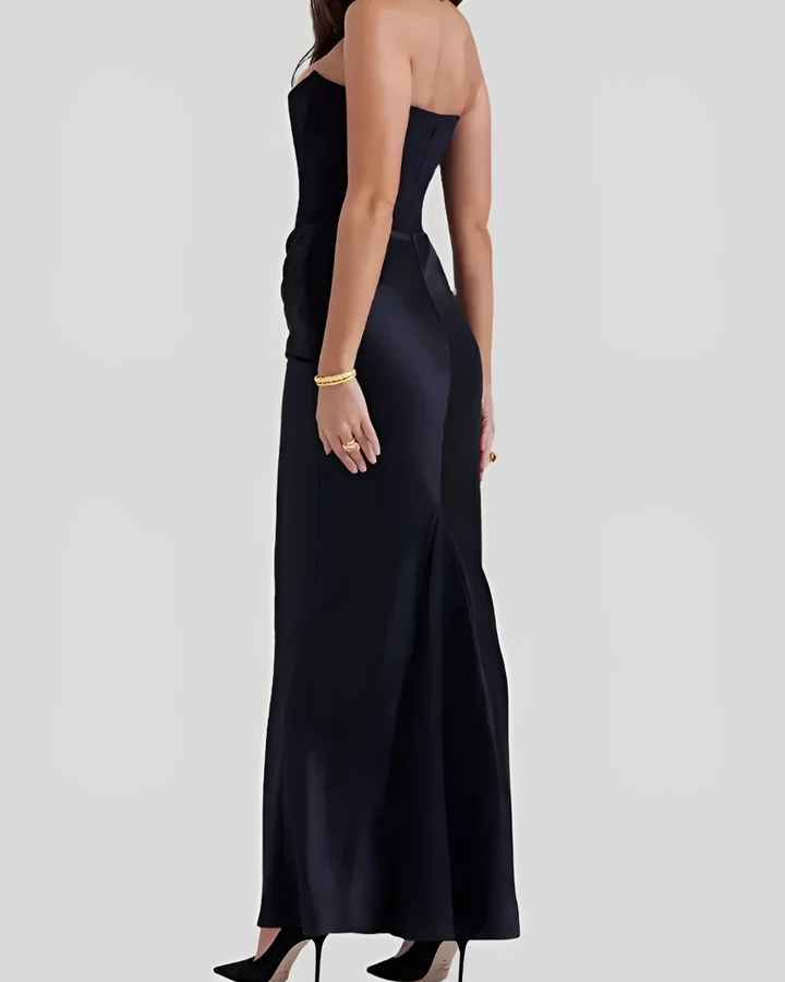 Claire | Women’s Wedding Guest Draped Maxi Dress