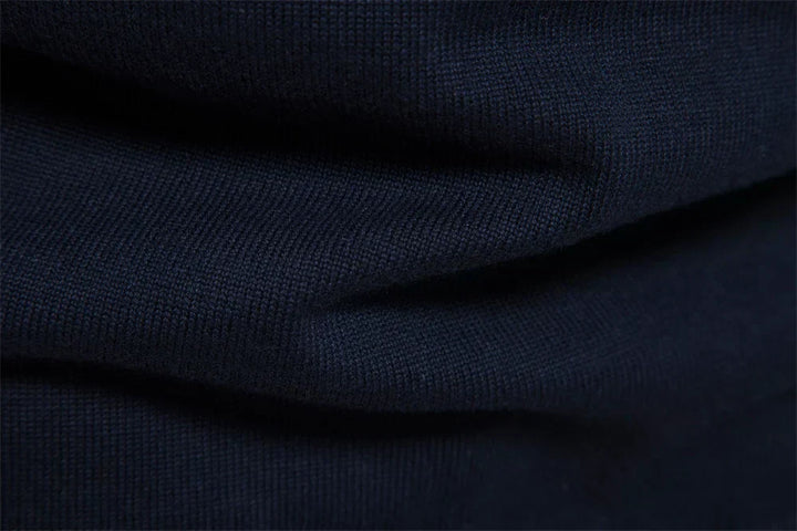 Henri | Modern Zip-Up Collar Sweater