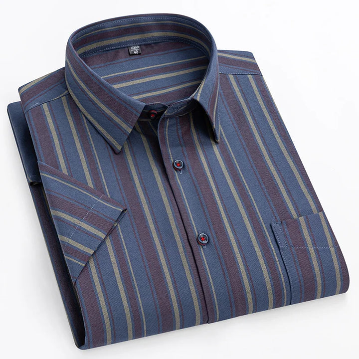 Zack | Short-Sleeve Cotton Shirt
