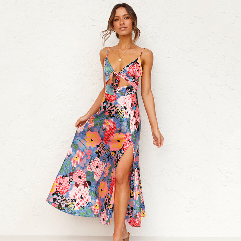 Faith | Women’s Wedding Guest Printed Maxi Dress