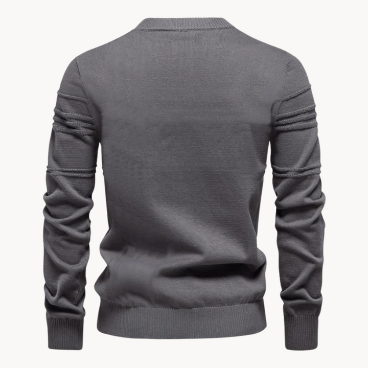 Cassian | Classic Herringbone Elegance Sweater