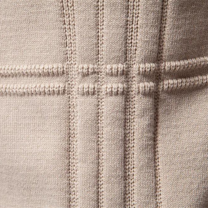 Cassian | Classic Herringbone Elegance Sweater