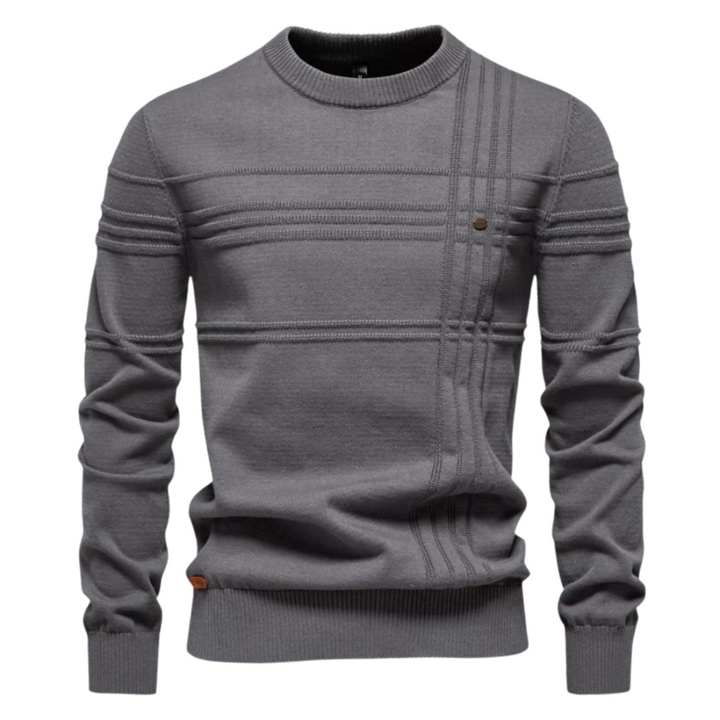 Cassian | Classic Herringbone Elegance Sweater