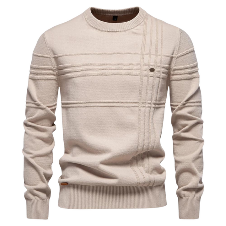 Cassian | Classic Herringbone Elegance Sweater