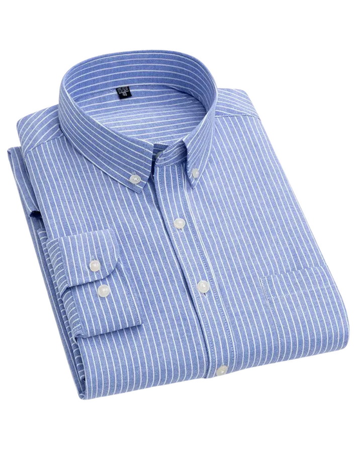 Devon | Modern Striped Cotton Shirt