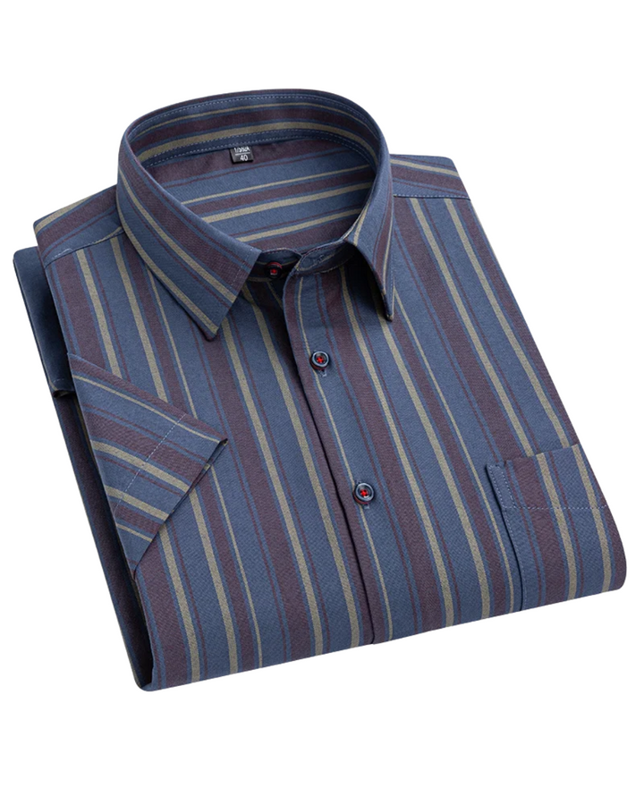 Zack | Short-Sleeve Cotton Shirt