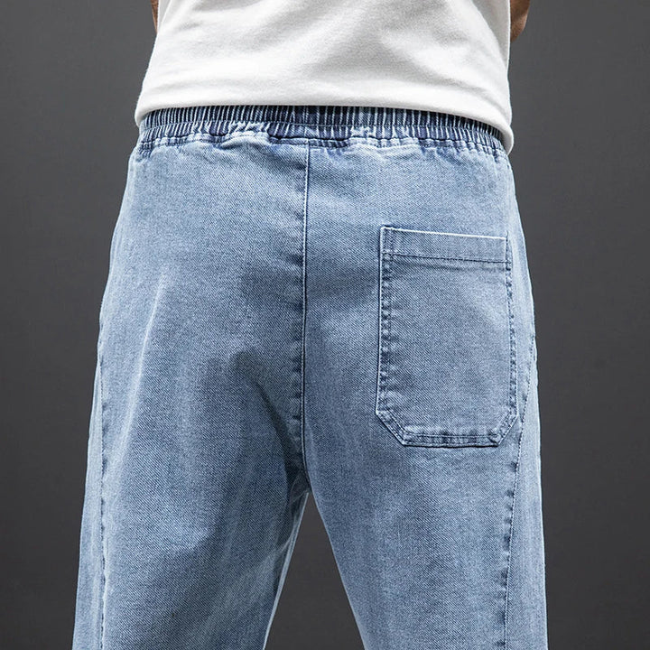 Daniel | Men’s Drawstring Jogger Fit Casual Jeans Pants